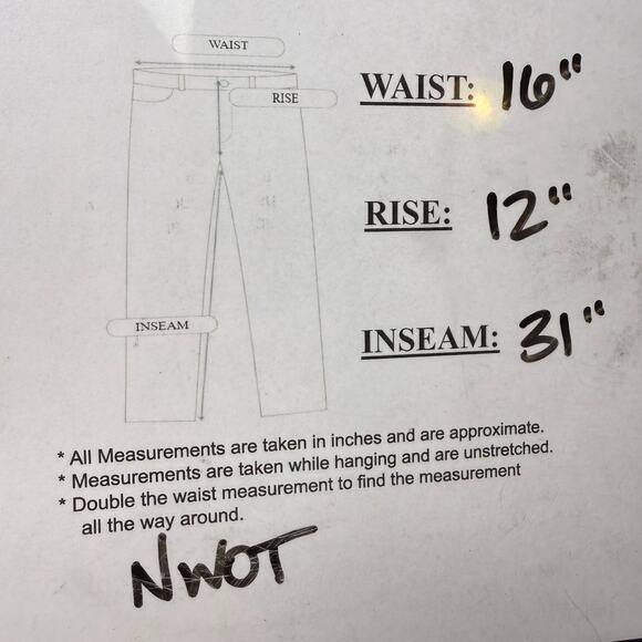 QVC Attitudes by Renee Pants Womens XS Black Pull On Straight Leg Stretch NWOT - Picture 6 of 7